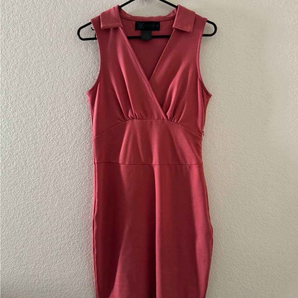 Kardashian Kollection Rose Sleeveless Midi Dress